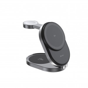 Foldable 3-in-1 Qi2 Wireless Charger