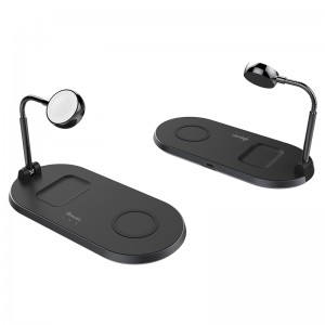 3 in 1 Wireless Charge Pad – Qi Wireless Charging Pad for Apple iPhone, Airpods, and Apple Watch