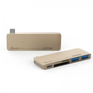 5 In 1 USB C Card Reader Adapter Docking Station Hub