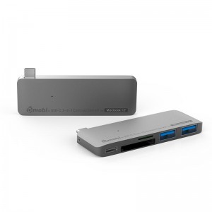 5 In 1 USB C Card Reader Adapter Docking Station Hub