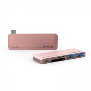 5 In 1 USB C Card Reader Adapter Docking Station Hub