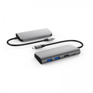 Multiport USB-C SSD Storage Hub for MacBook/Pro/ Air