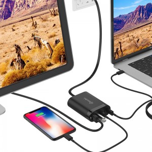 65W GaN Power Adapter + USB-C Hub
