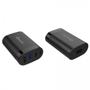 60W GaN Power Adapter+USB-C Hub