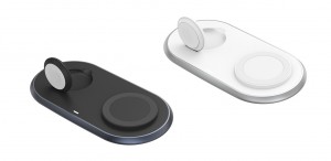 2-in-1 MFi & Qi Certified Wireless Charging Pad for iPhone & Apple Watch