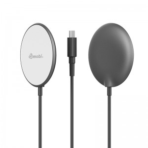 Magnetic wireless charger with cable