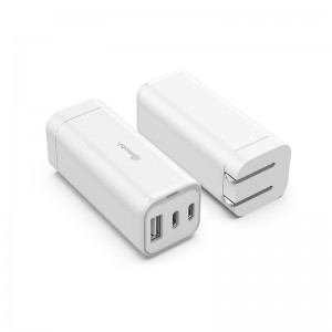 65W GaN Power Adapter(1*USB-A + 2*USB-C)